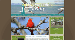 Desktop Screenshot of harborpointrealty.com